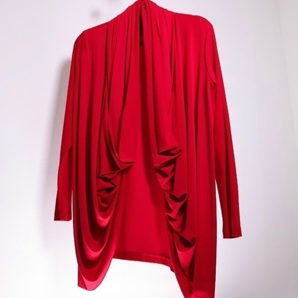 Norma Kamali Jackets & Blazers - Like new Norma Kamali open flowy long cardigan, size XS